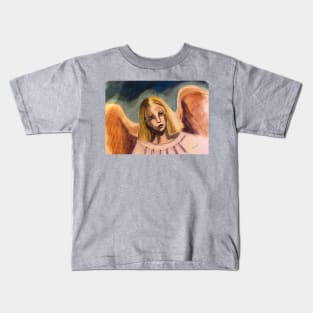 It Came Upon A Midnight Clear Angel Kids T-Shirt